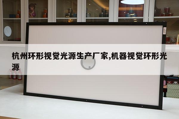 杭州環(huán)形視覺(jué)光源生產(chǎn)廠(chǎng)家,機(jī)器視覺(jué)環(huán)形光源
