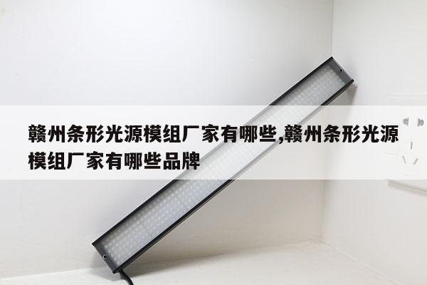 贛州條形光源模組廠家有哪些,贛州條形光源模組廠家有哪些品牌