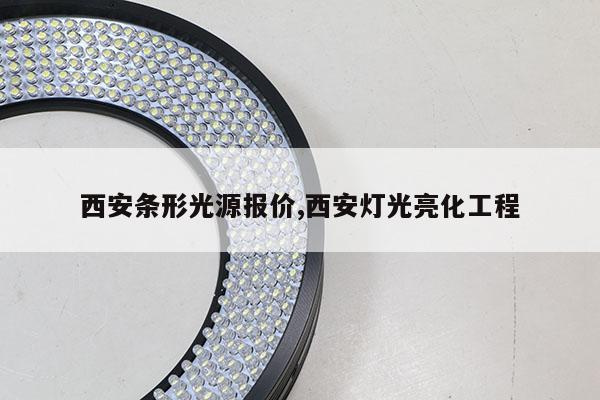 西安條形光源報(bào)價(jià),西安燈光亮化工程