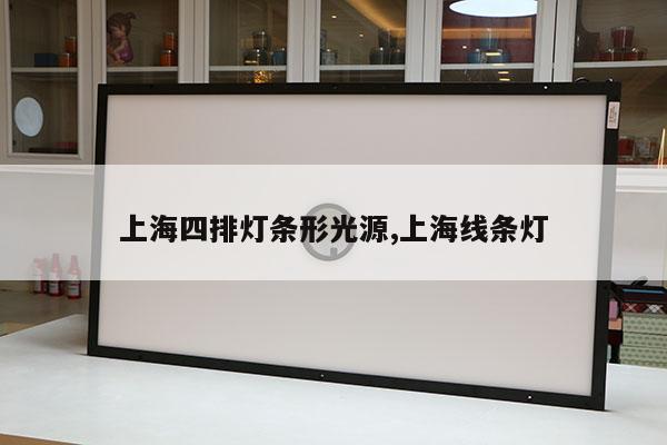 上海四排燈條形光源,上海線條燈